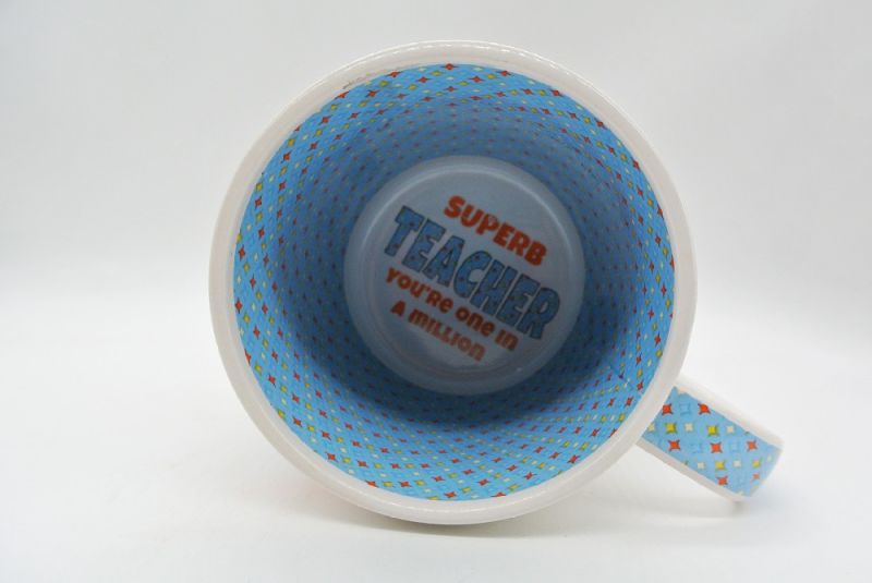 Motto Sublimation Mug, Inner Decal Printed Sublimation Mug