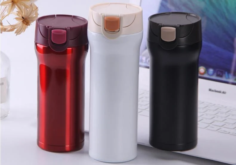 New Arrival Outdoor Travel Double Layer 360ml/450ml Insulated Stainless Steel Water Bottle Vacuum Thermos Cup