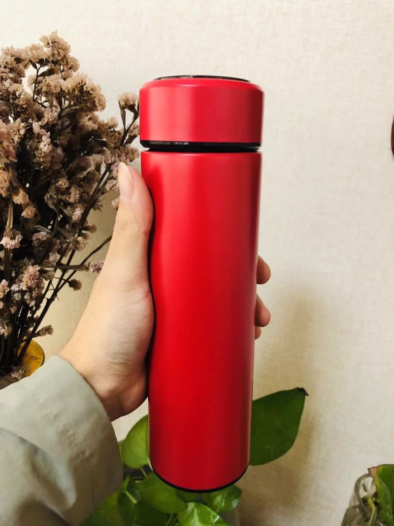 Portable 304 Stainless Steel Intelligent Heat Preservation Cup