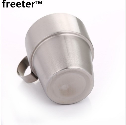 Polished Finishing 350ml Stainless Steel Cup Double Walled Insulated Milk Mug
