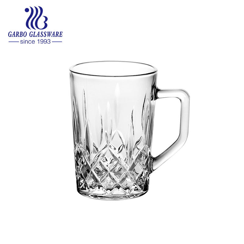 China Factory Single Wall Clear Glass Mug Beer Mug (GB094210JC)