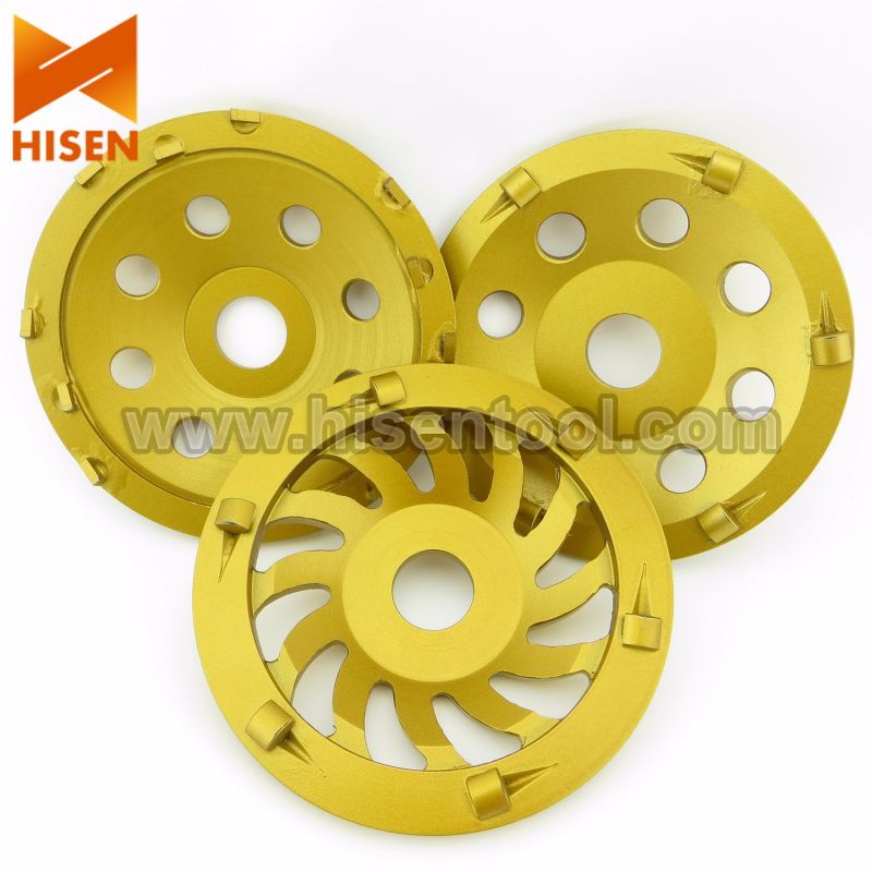 4"-7" PCD Grinding Cup Wheel for Concrete Floor