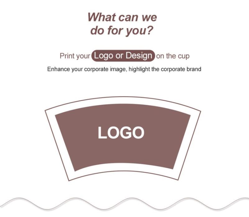 Eco-Friendly Beverage Water White Paper Cups for Outdoors