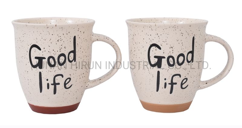 Promotional Gift Cup Creative Ceramic Mug with Silk Screen Printing