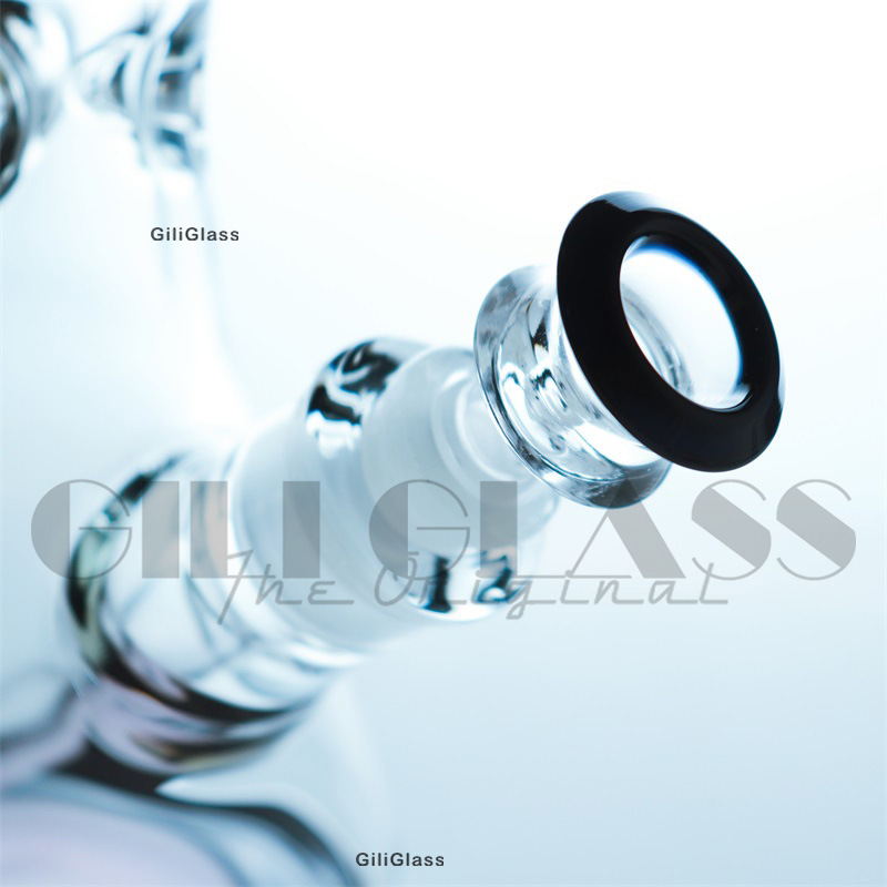 Giliglass 15.5" Colorful Glass Beaker Water Pipe Shower Smoking Hookah