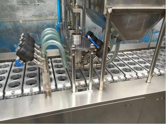 4 Lines Water Cup Sealing Machine
