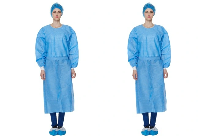 New Products Single Use Nonwoven Health Medical Surgical Sterilized Isolation Gown