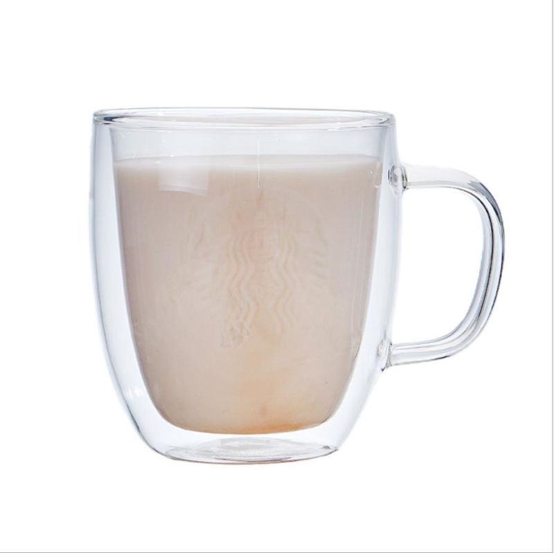 Transparent Double Layer Mug Glass Coffee Glass Cup