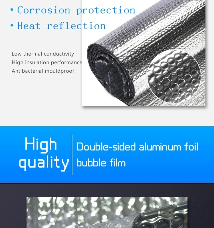 Wholesale Bubble Heat Insulation Material Aluminum Foil Thermal Insulated Rolls