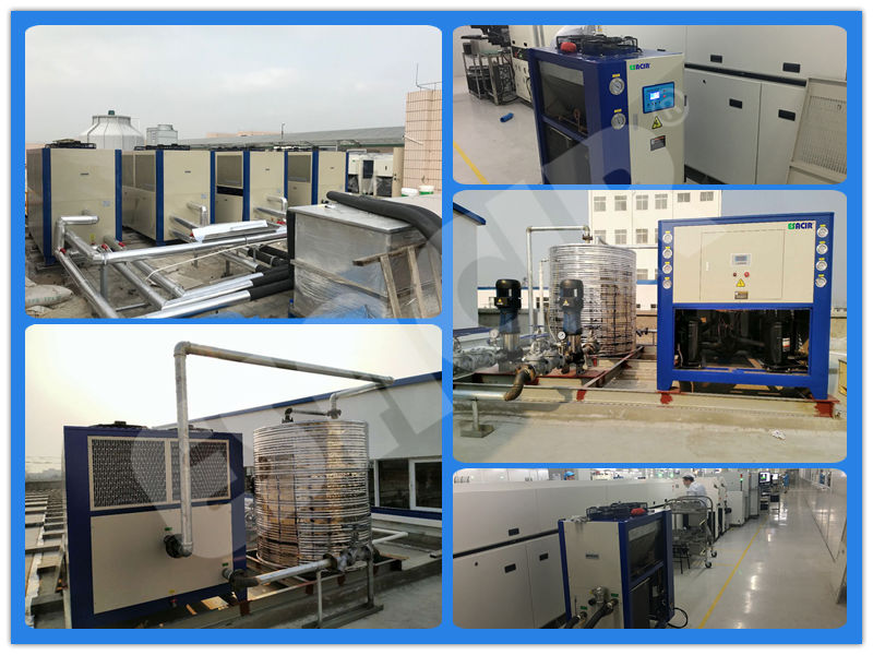 Commercial Air Conditioner Outdoors Air Cooled Modular Industrial Water Chiller