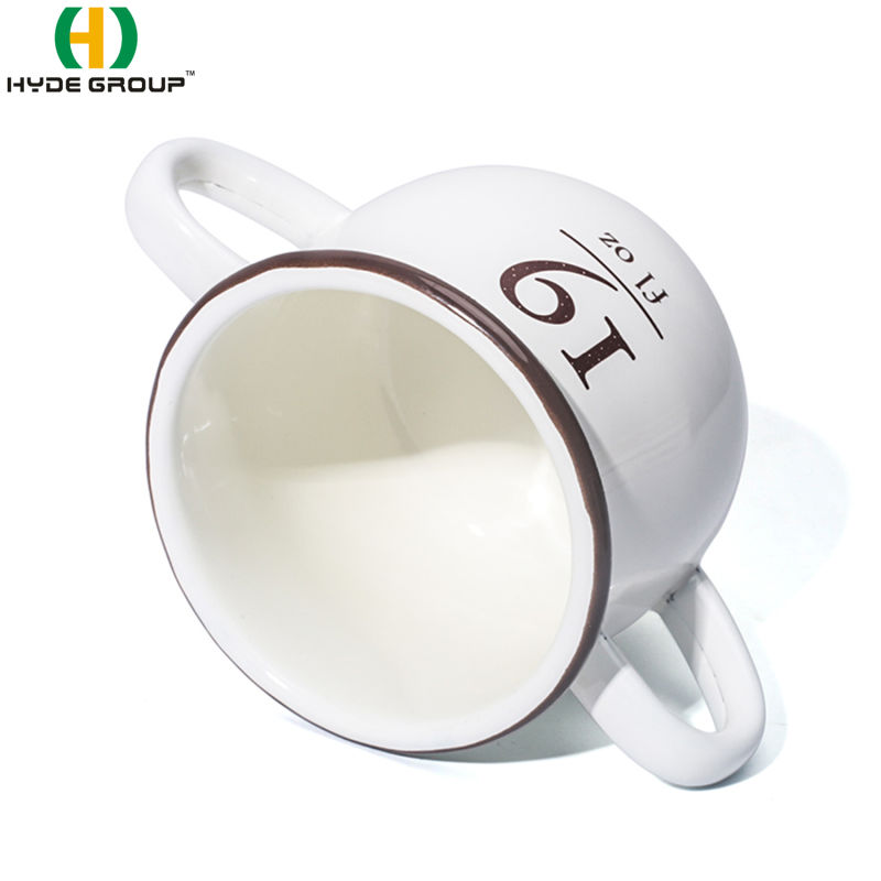 Wholesale 15oz Enamel Stainless Steel Coffee Cup (HDP-4103)