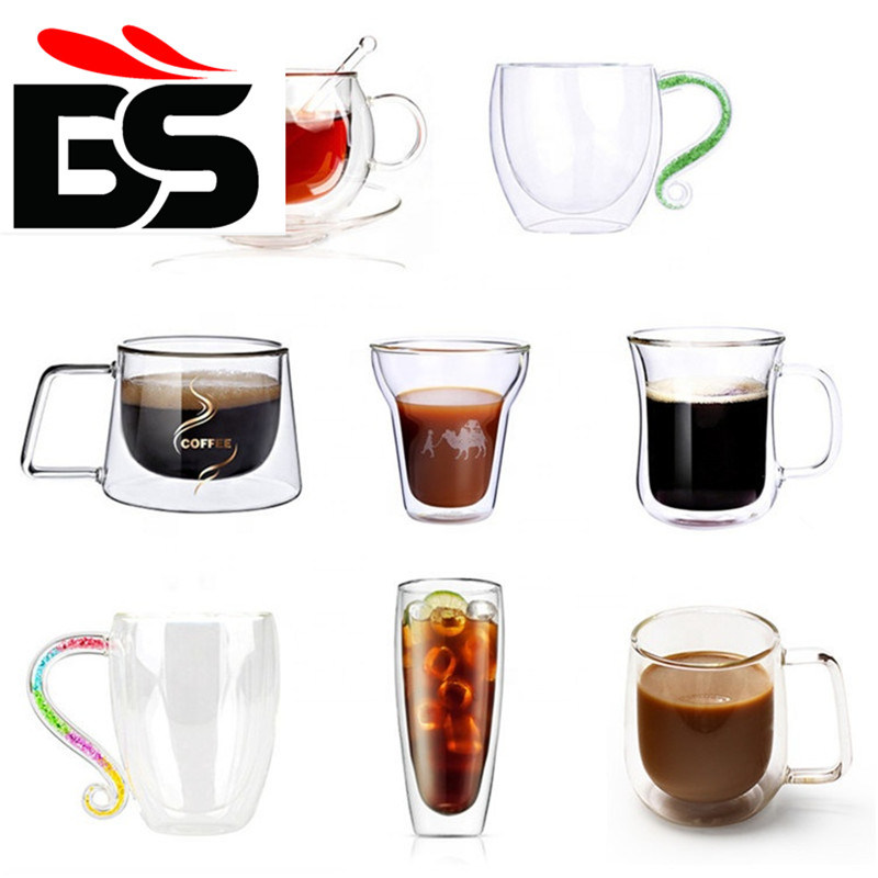Coffee Cup Double Walled Glasses Coffee Mug Glass Cup Double Wall Glass