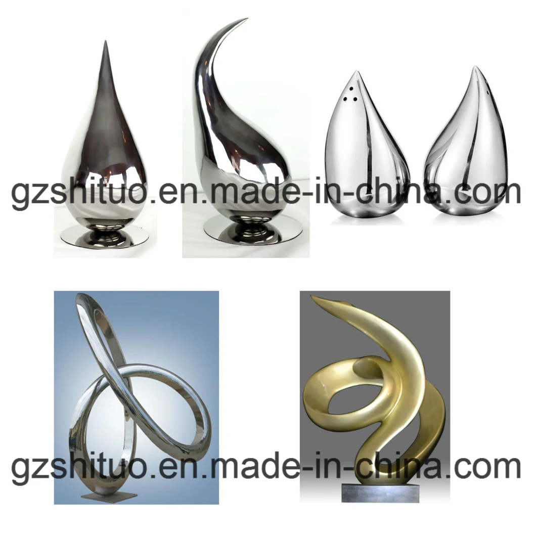 Seed, Stainless Steel Spray Paint Abstract Sculpture Is in Stock