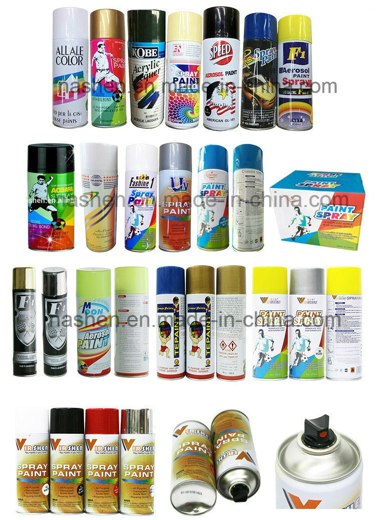 Colorful Reflective Graffiti Aerosol Fluorescent Spray Paint