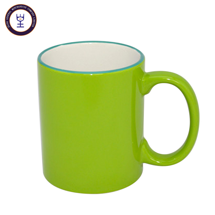 Customized Color Glazed Straight Shape Stoneware Mug for Milk Tea