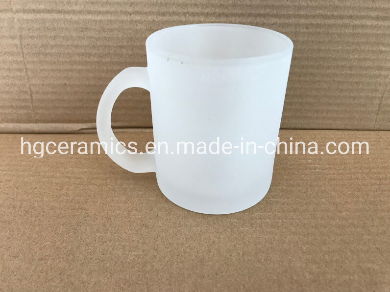 11oz Sublimation Frosted Mug, Frosted Glass Mug, Sublimation Glass Mug