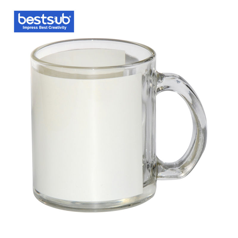 Bestsub Promotional Sublimation Heat Transfer Printed Glass Mug (B1G-03)