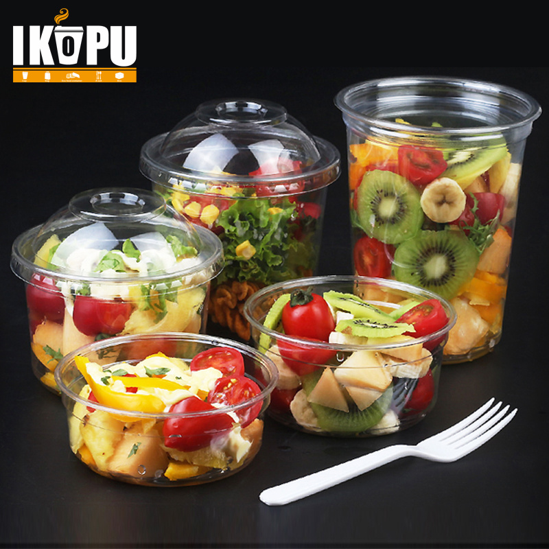 Plastic Cup Disposable Cup Dessert Cup with Lid
