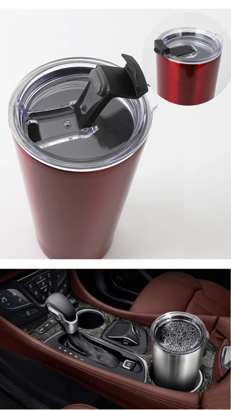 Stainless Steel Customizable Water Bottle Tumbler Outdoor Portable Car Water Cup