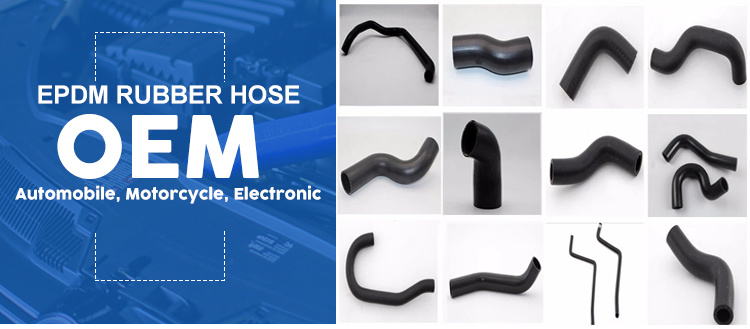 Heat Resistant Flexible Reinforced EPDM Rubber Hose with Smooth Surface