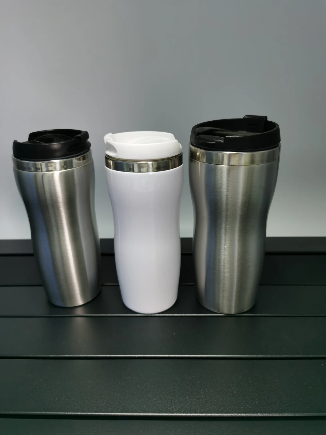 350ml 450ml Double Wall Stainless Steel Travel Mug Coffee Cups Tumbler Insulated Mugs
