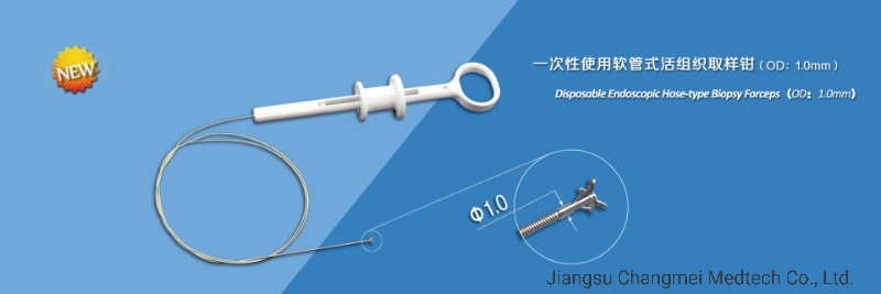 Disposable Biopsy Forceps Built with Stainless Steel Cups
