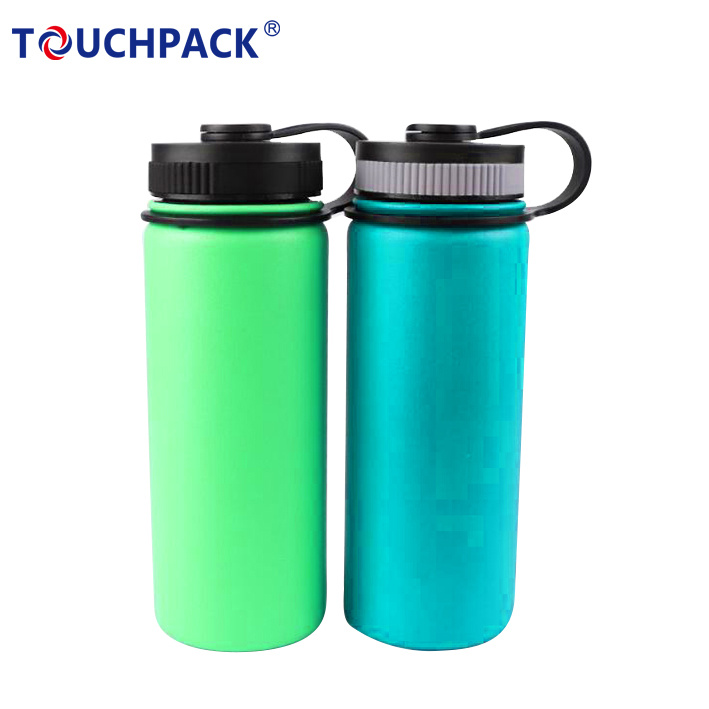 Custom Double Wall Big Mouth Stainless Steel Sport Water Bottle