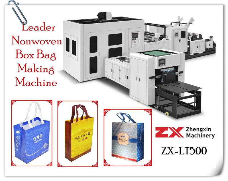 Ultrasonic Nonwoven Handle Shopping Bag Making Machine with High Efficient