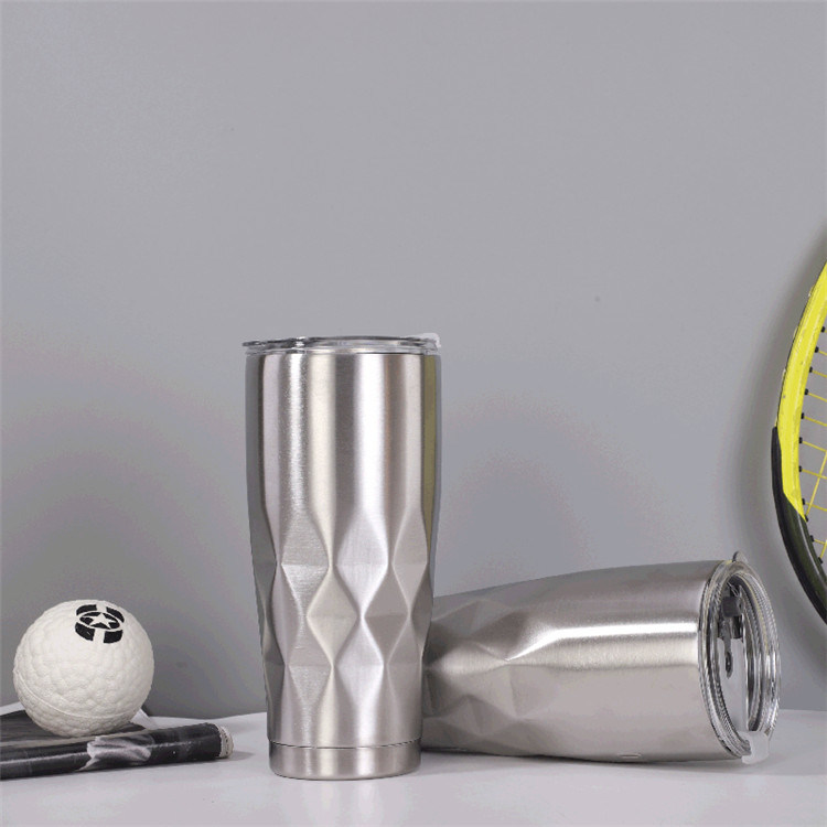 Customized Double Walled Stainless Steel Coffee Mug Vacuum Insulated Travel Mug 500ml