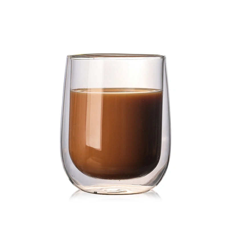 Insulated Double Wall Glass Cup Clear Coffee Mug for Latte, Cappuccino, Tea, Coco, Hot Chocolate