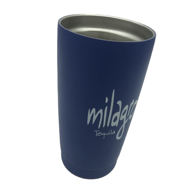 Double Walled Custom Logo Blue/ Black 20oz Tumbler Cups Stainless Steel Mugs