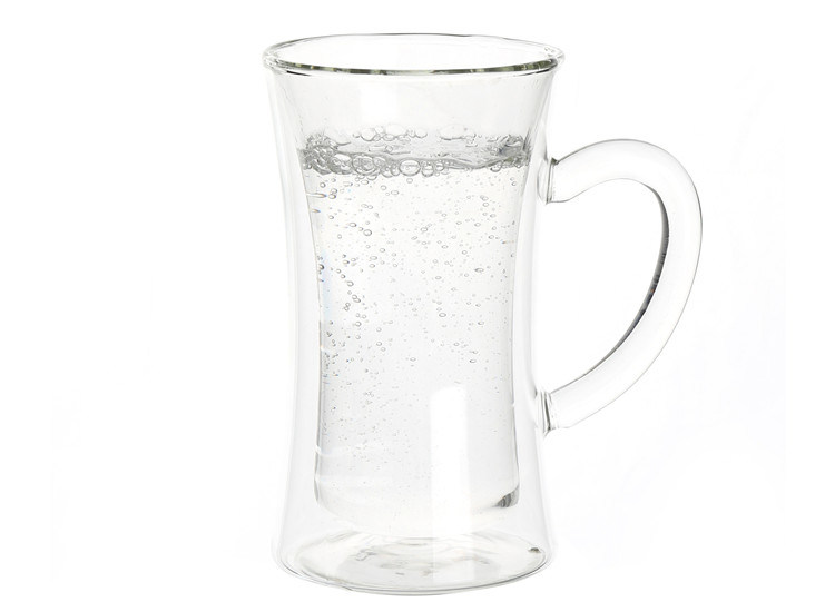 Glassware High Quality Water Mug Juice Cup Double Glass Cup for Drinking