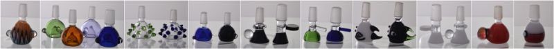 DF8549 Cobra Handpainted Smoking Glass Beaker Water Pipes Beaker