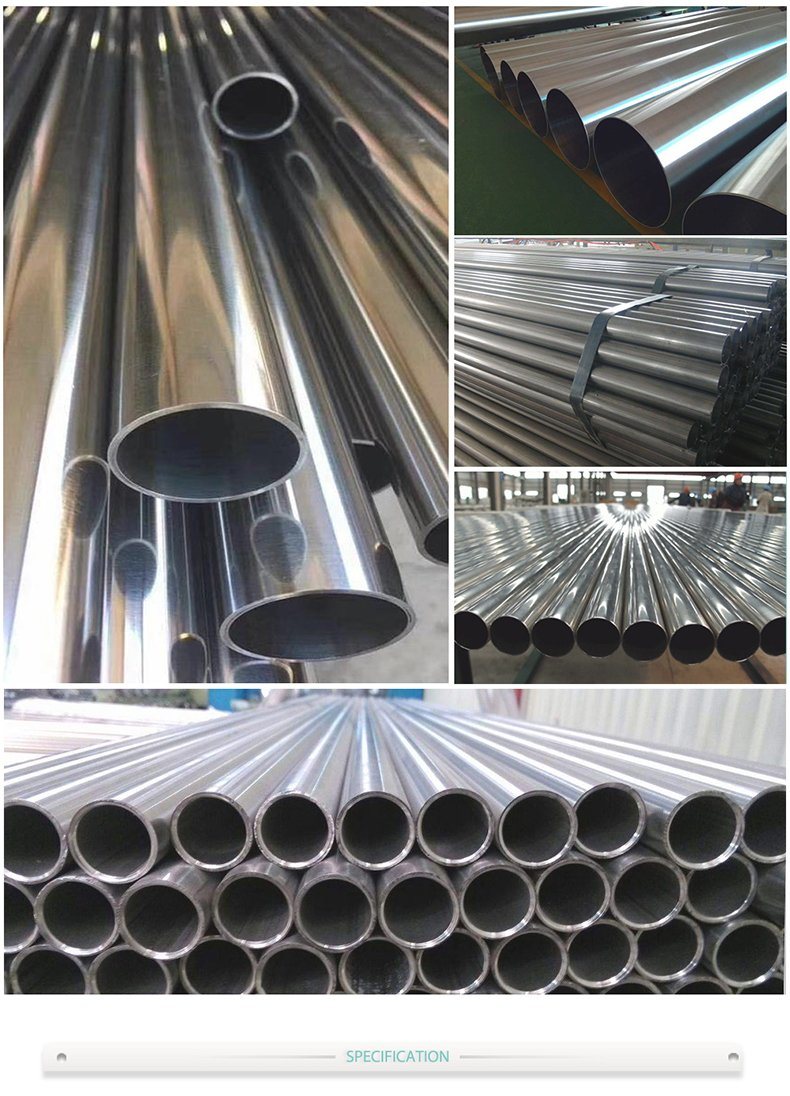 Grade 304 Stainless Steel Polish Round Pipe Stainless Steel Water Tube
