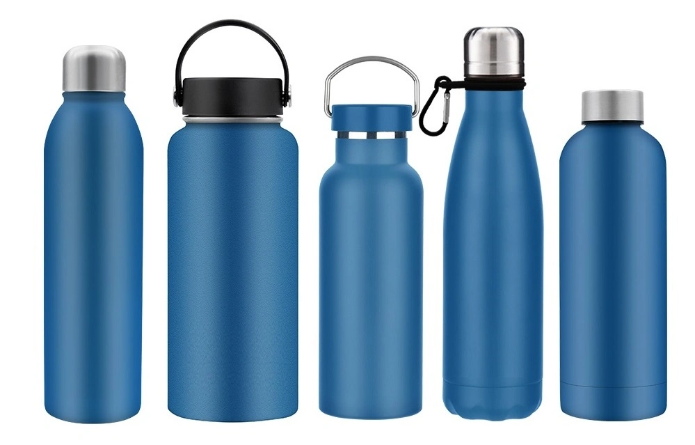 Different Style Stainless Steel Thermos Flask with Different Capacity Colors Covers