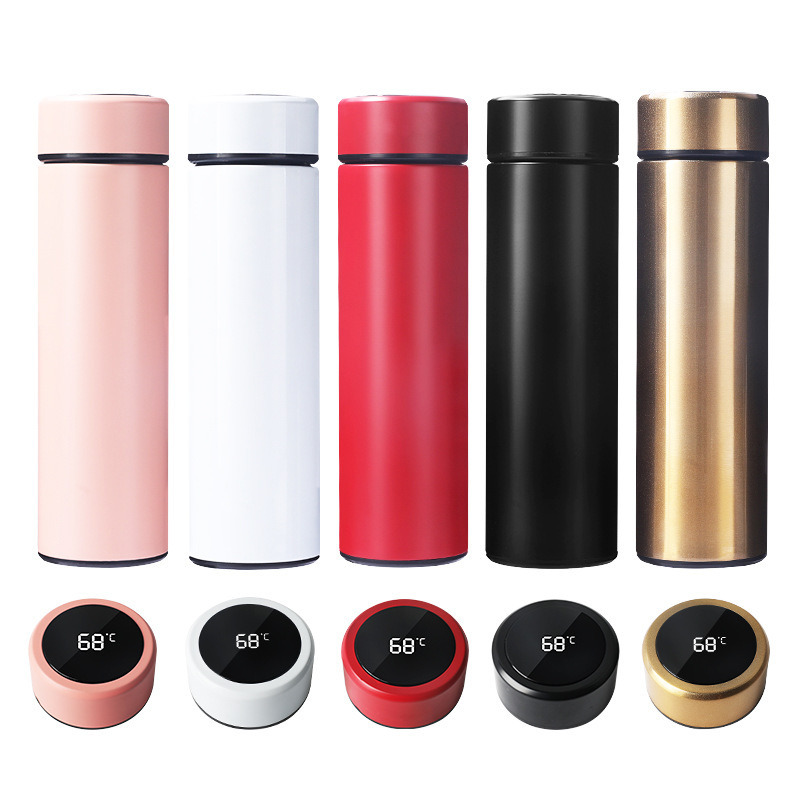 New Smart Temperature Water Cup 304 Stainless Steel Vacuum Mug with Temperature Display