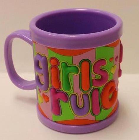 Red Personalized Children's Name Mug with Soft PVC (CPBZ-4011)