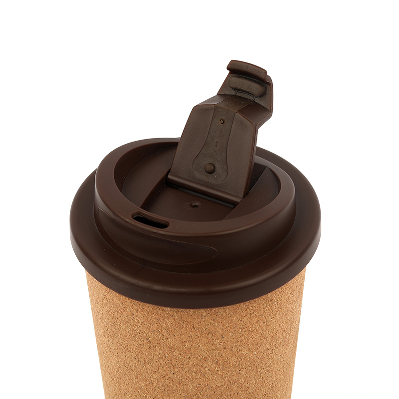 Double Wall Insulated Travel Mug Plastic Reusable Coffee Cup