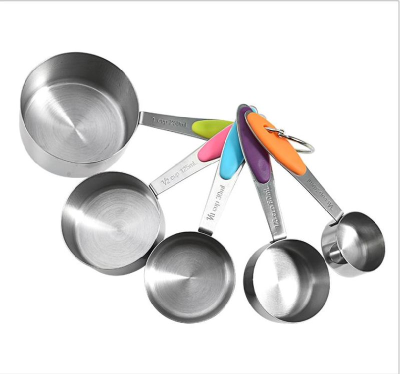 Box Packaging Stainless Steel Measuring Cups and Measuring Spoons Set