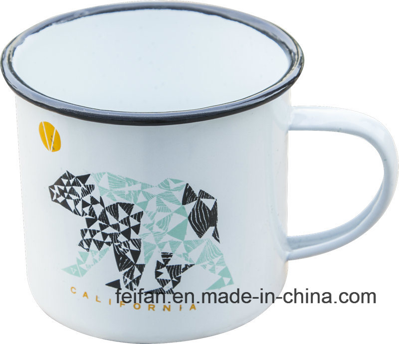 8cm 350ml Enamel Mug Coffee Cup Milk Cup for Gift for Children