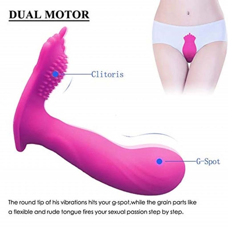 10 Mode Dual Pleasure Female Wearable Massager Remote Control Clitroal Wearable Vibrator