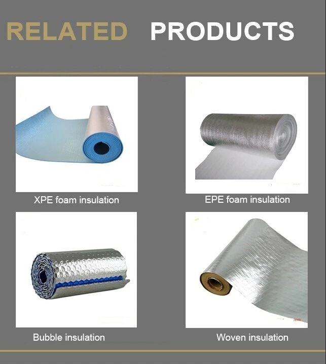 Wholesale Bubble Heat Insulation Material Aluminum Foil Thermal Insulated Rolls