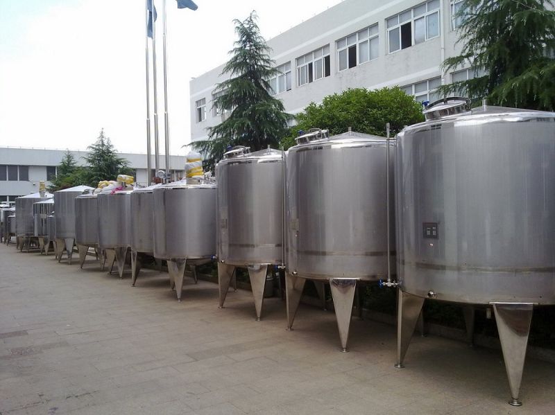 Stainless Steel Insulation Jacketed Double Open Mixing Tank