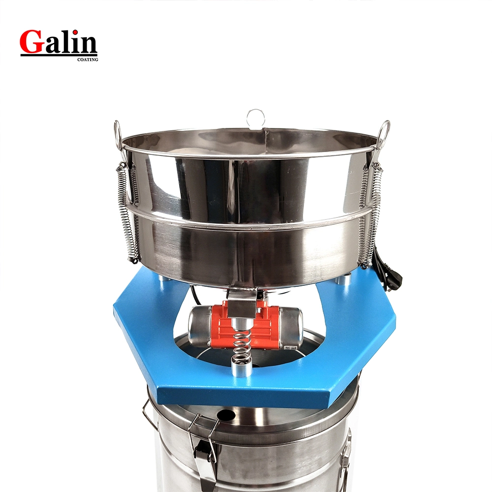 Galin Stainless Steel Manual Electrostatic Powder Coating/Spray/Paint Vibrating Sieve Machine