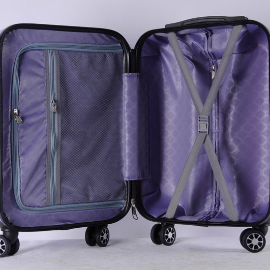 Hot Design ABS Hard Side Factory Trolley Travel Suitcase Set