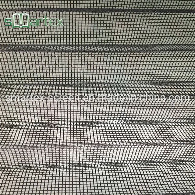 Polyester and Fiberglass Pleated Insect Folding Screen Mosquito Mesh for Sliding Door