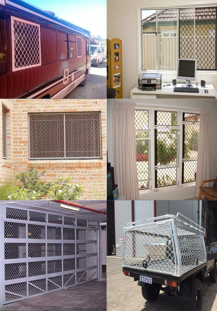 Supply Welded Aluminum Diamond Grille Security Screens&Doors Aluminum Mesh