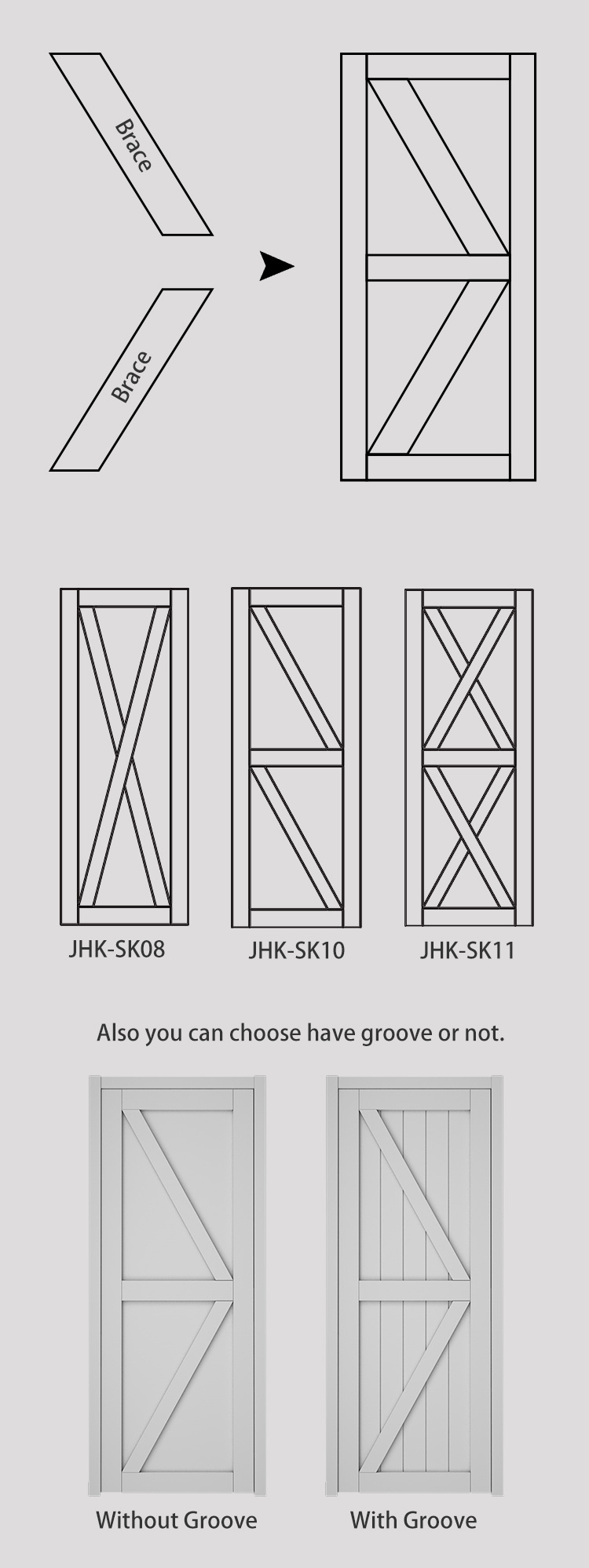 Jhk Front Door Designs Entry Doors Timber Shaker Door