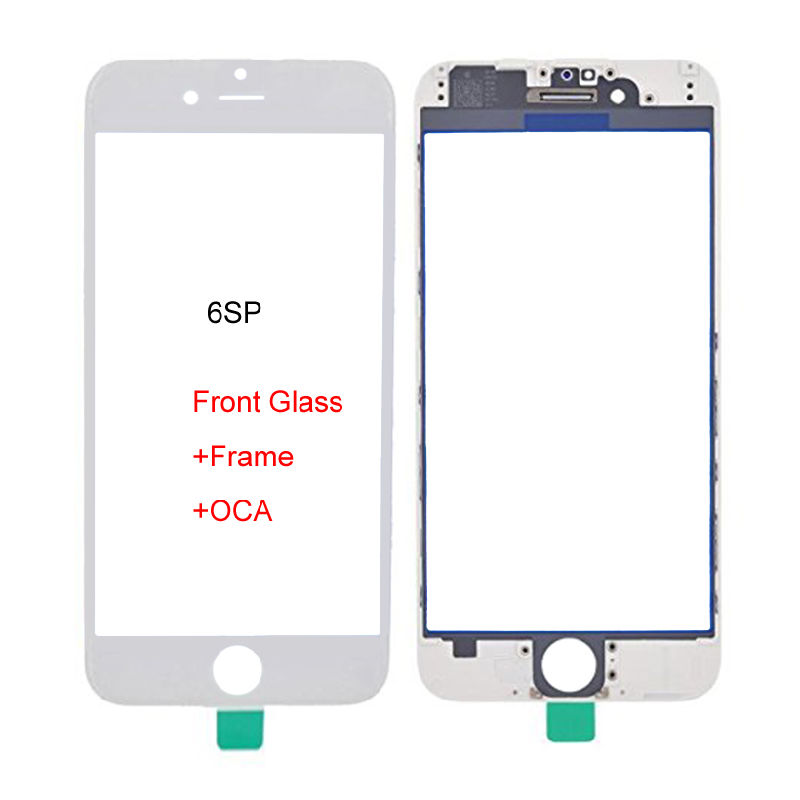 Original OEM Front Glass with Oca for iPhone 6s Plus 3 in 1 Outer Screen