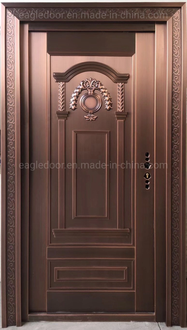 Glass Villa Exterior Main Door Copper Entry Doors Residential Glass Doors Design